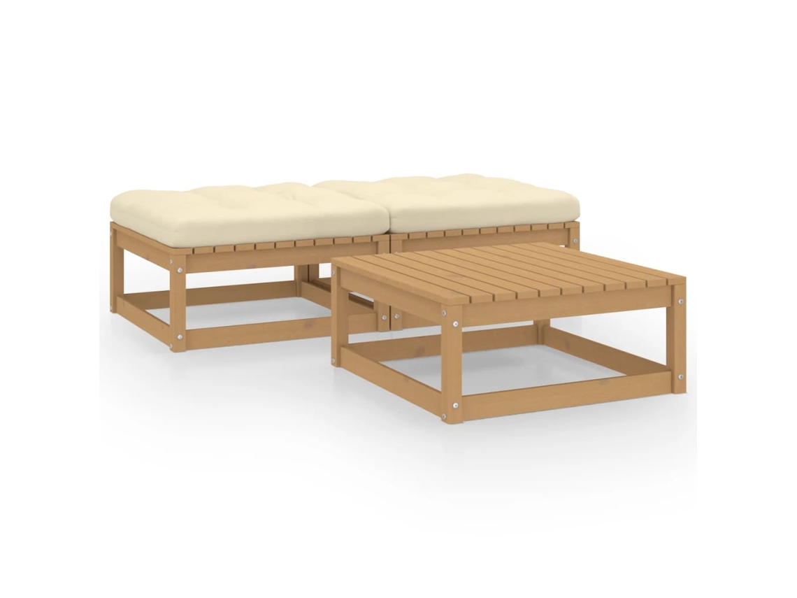 Garden Lounge Set, Garden Lounge Sets Vidaxl Marrom Madeira De Pinho (n/a)