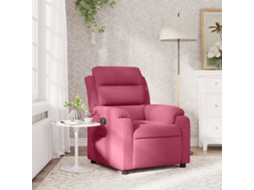 A Poltrona Reclinável Veludo Vermelho Tinto Wsd496545 Adorável Casa