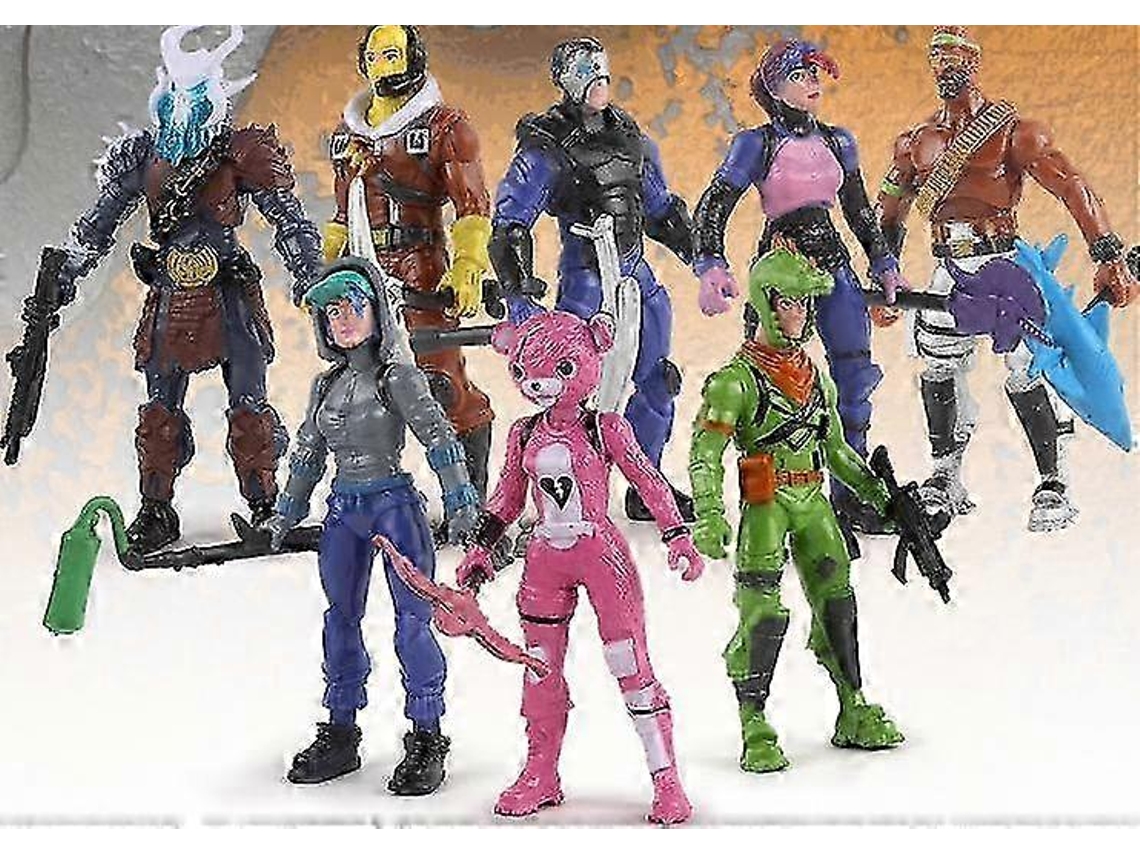 Conjunto De 8 Figuras Fortnite 9cm Presente De Natal