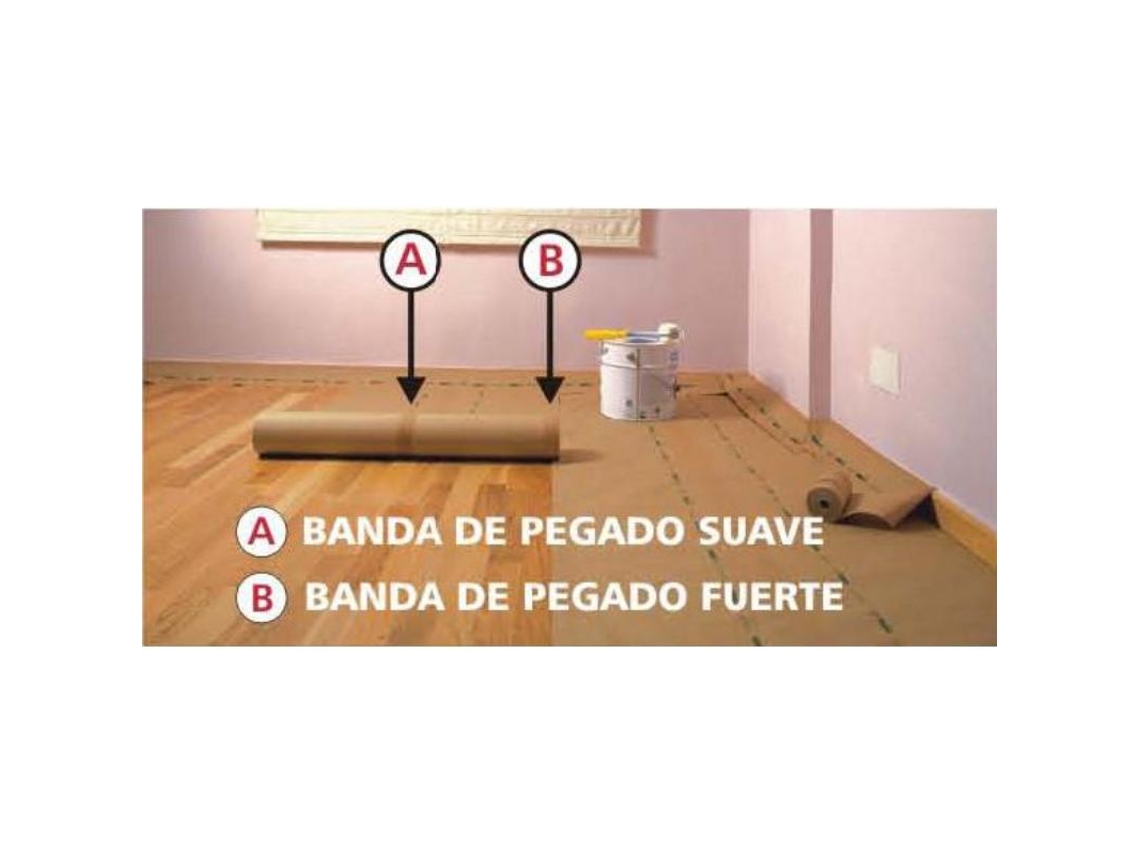 Pintor supertape protector suelo rollo 90 cmx50 mt+2 b.adh.