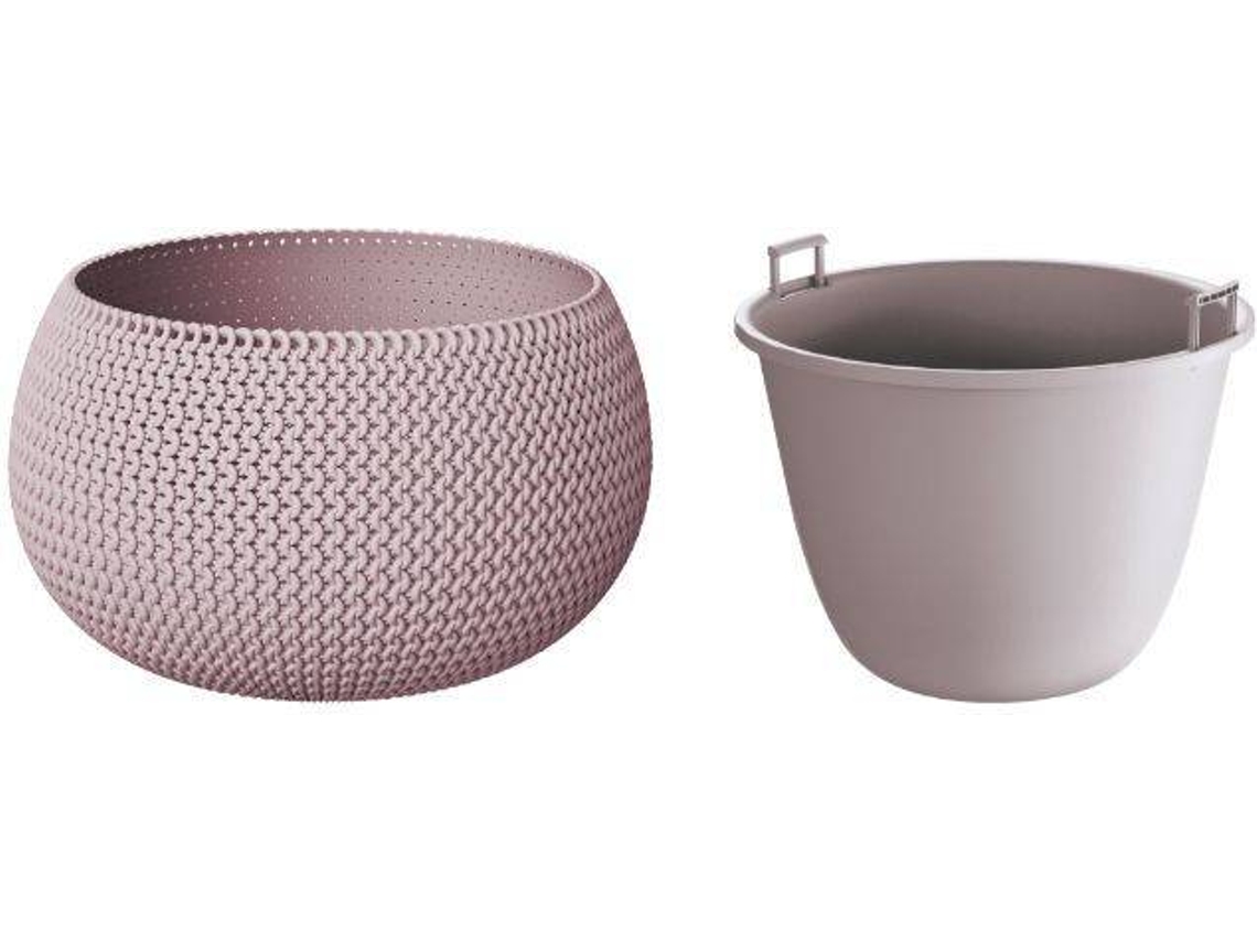 Vaso PROSPERPLAST Splofy Bowl (Bege - 23.9 x 23.9 x 16.1 cm)