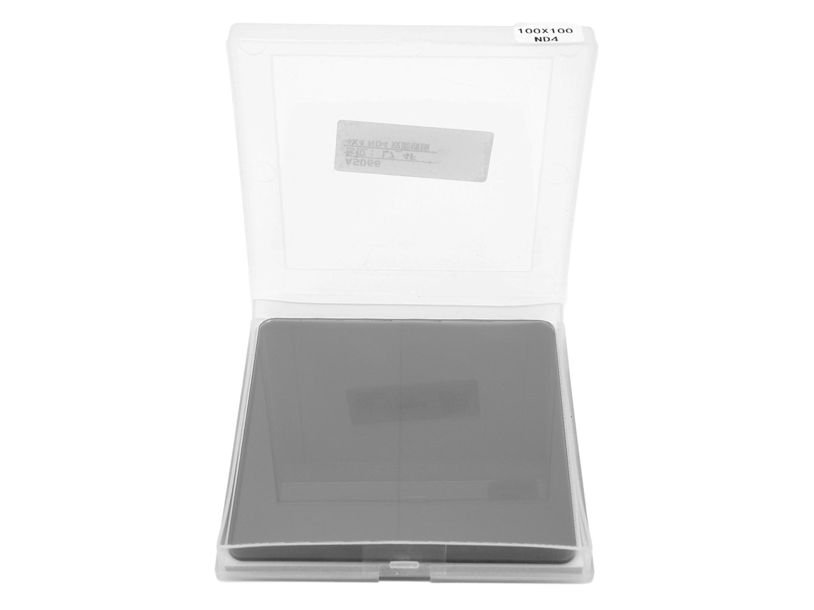 Filtro Nd4 Quadrado 100x100mm Com Revestimento Multicamadas Espessura 2mm Para Fotografia