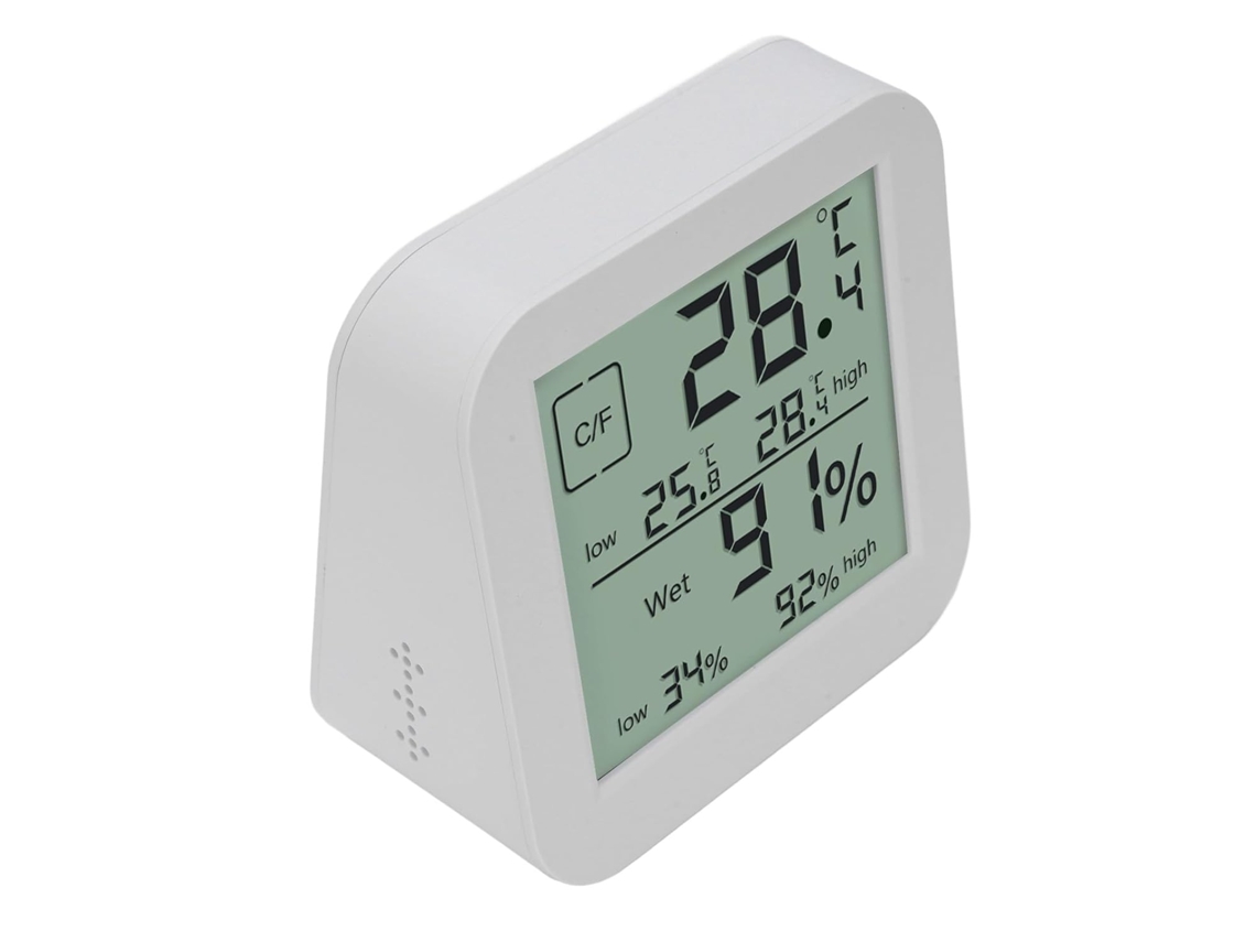 Termômetro Higrômetro Temporizador Chrees, Tela Lcd Dupla Face Com Retroiluminação Para Interiores De Cozinha