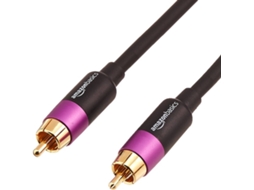 Cabo de Áudio AMAZON (RCA - 2.4 m - Preto)