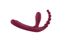Vibrador De Controle Remoto 3 Em 1 Com 10 Modos Para Mulheres (vinho Tinto)