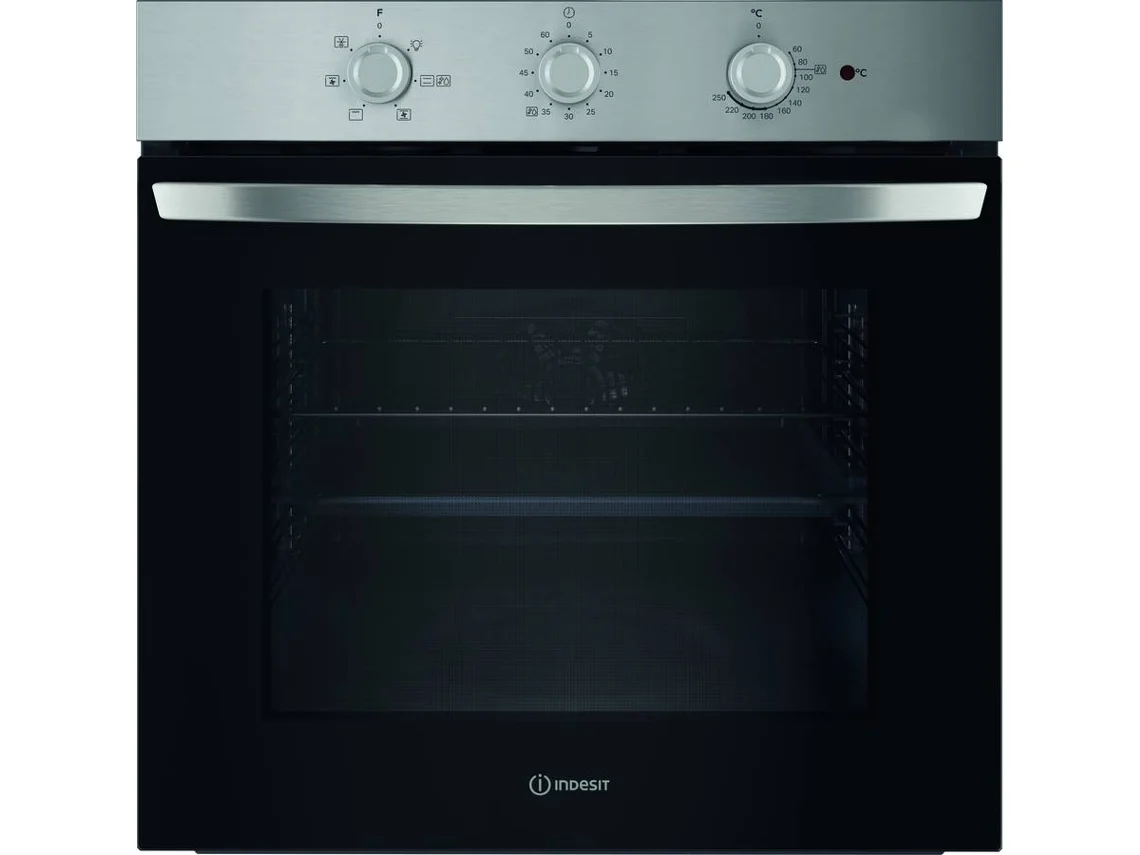 Forno INDESIT Multifunções IO 2351H X (71 L - 59.5 cm - Hidrolítico - Inox)