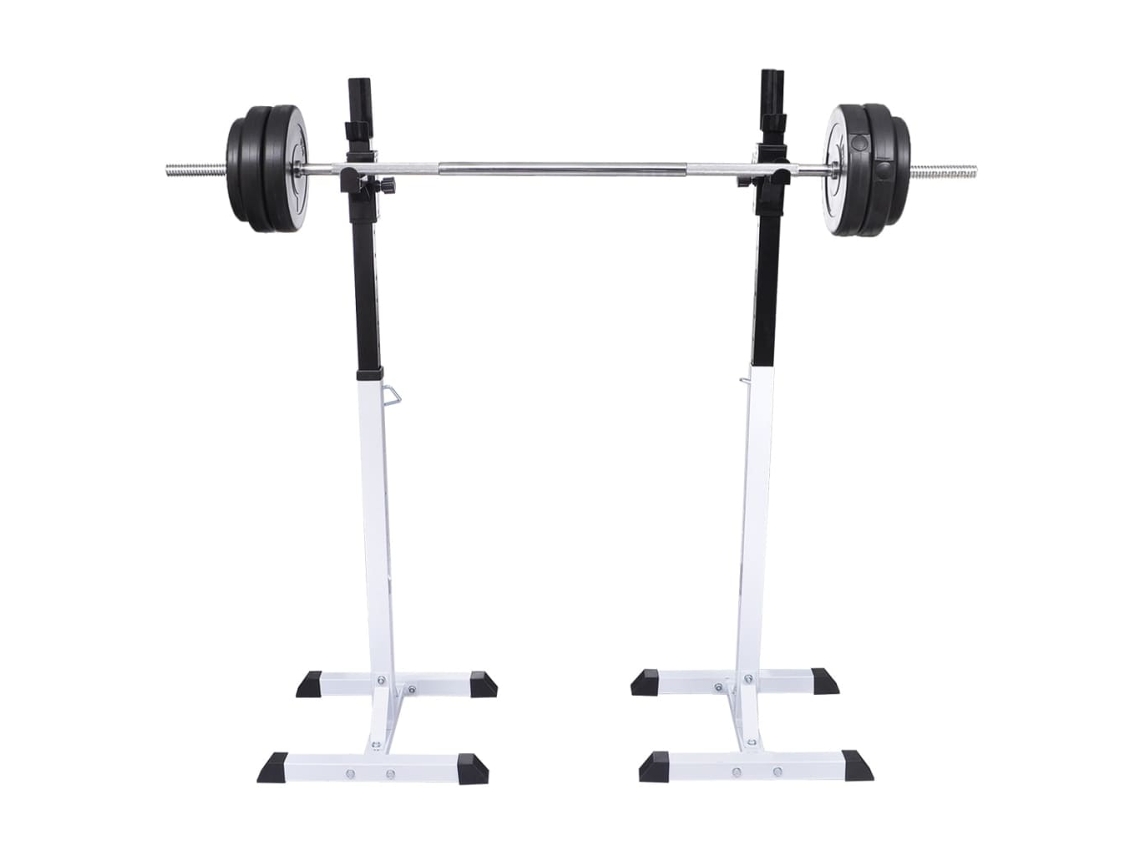 Conjunto De Suportes De Halteres Para Agachamentos