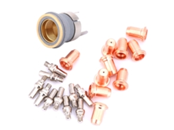 22 Peças De Reposição Para Tocha De Plasma Pt60 Pt40: Bico De 1,0 Mm, Eletrodo, Escudo, Copa, Stand Off