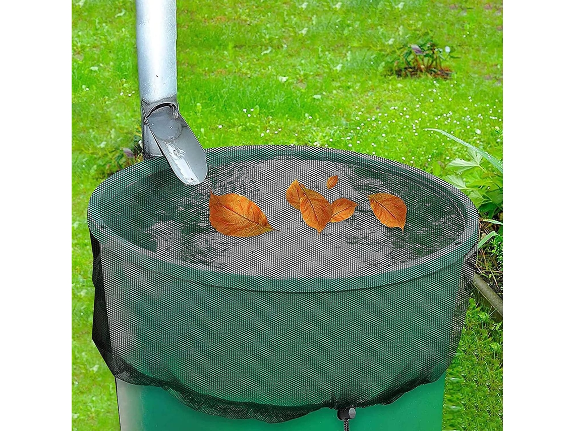 Rede Para Barril De Chuva, Capa, Para Jardim, Preta