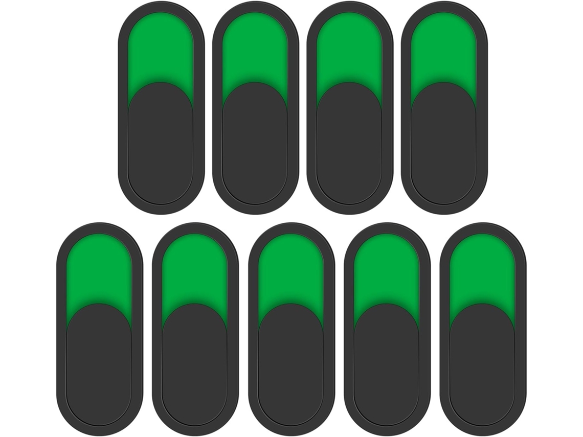 Conjunto De 9 Painéis De Porta Deslizantes Em Acrílico Vermelho E Verde, Indicadores De Porta Vaga.