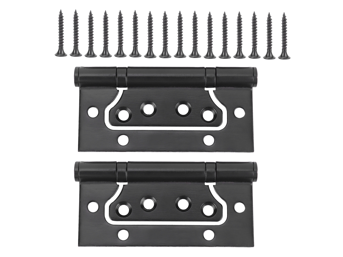 Bisagra Oculta De Aço Inoxidável 304 Para Porta Bisagra De Cauda Hardware Acessórios De Móveis Preto