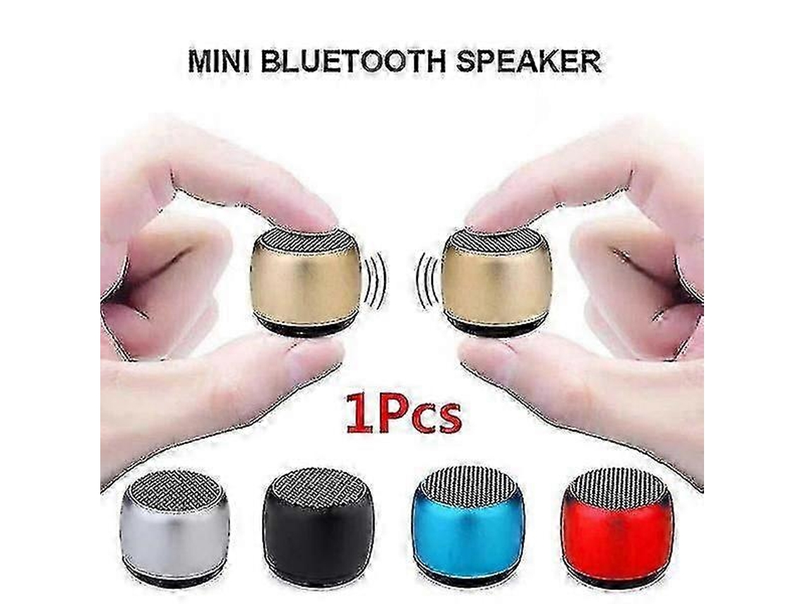 Mini Alto Falante Bluetooth Emparelhável Com Subwoofer Bluetooth De Metal E Graves, Alto Falante Bluetooth Portátil Sem Fio Yujia Olysi Shop
