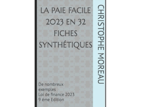 Livro PAIE FACILE en 32 fiches synthetiques de Christophe Moreau (Francês)