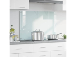 Vidaxl Painel De Cozinha Leite 90 X 60 Cm Vidro Temperado