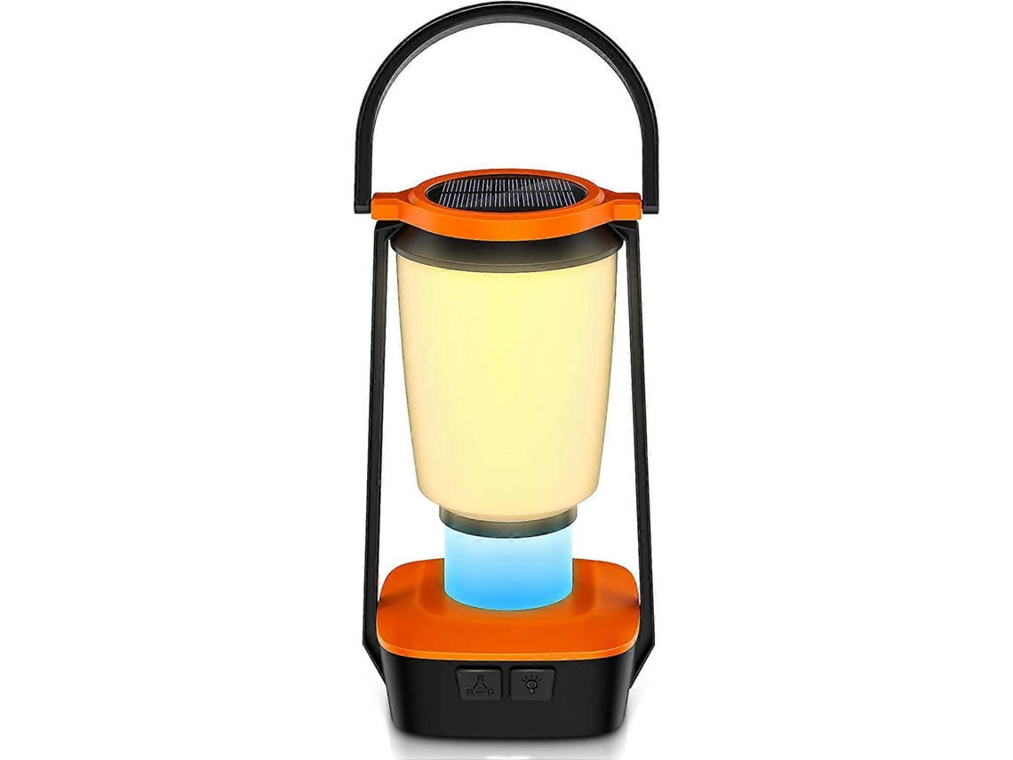 Luz Solar Externa, Lanternas De Acampamento Recarregáveis ​​rgb De 7 Cores Olysi Shop