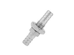 Conector De Mangueira Com Rosca Macho Aço Inox 304 8mm