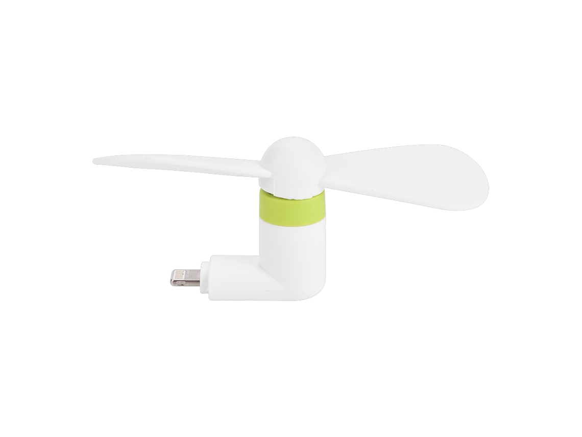 Mini Ventilador de Mão EOOCOO com cabeça de maçã branca portátil