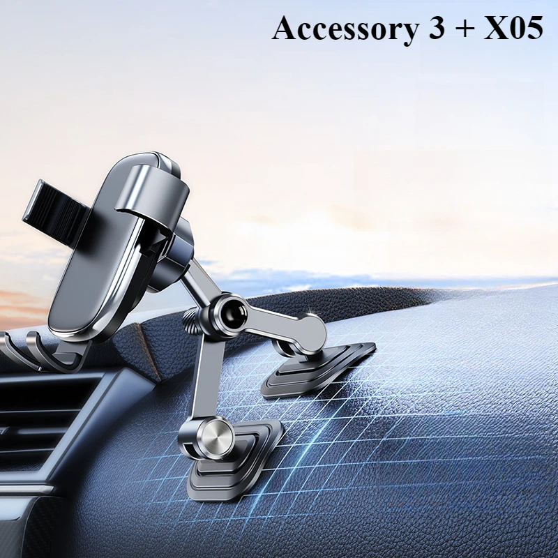 Suporte Universal Para Celular Hipacool Para Painel De Carro, Ajustável De 4,7 A 7,2 Polegadas, Combinação De 4