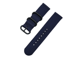 Correa De Reloj De Nylon Grueso Para Repuesto 18mm Azul Oscuro