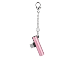Conversor LAXISCREED 2 em 1 Usb c para 3.5mm Ouro Rosa
