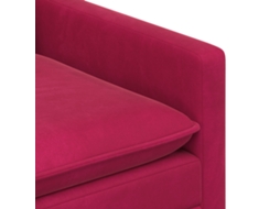 Conjunto de Sofás 2 Pcs Vinho Vermelho Veludo SYFAX