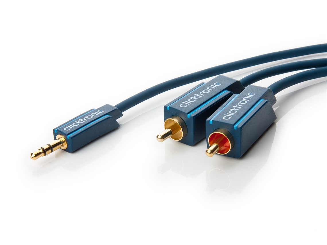 Cabo Adaptador Aux De 3,5 Mm Para Rca, Estéreo
