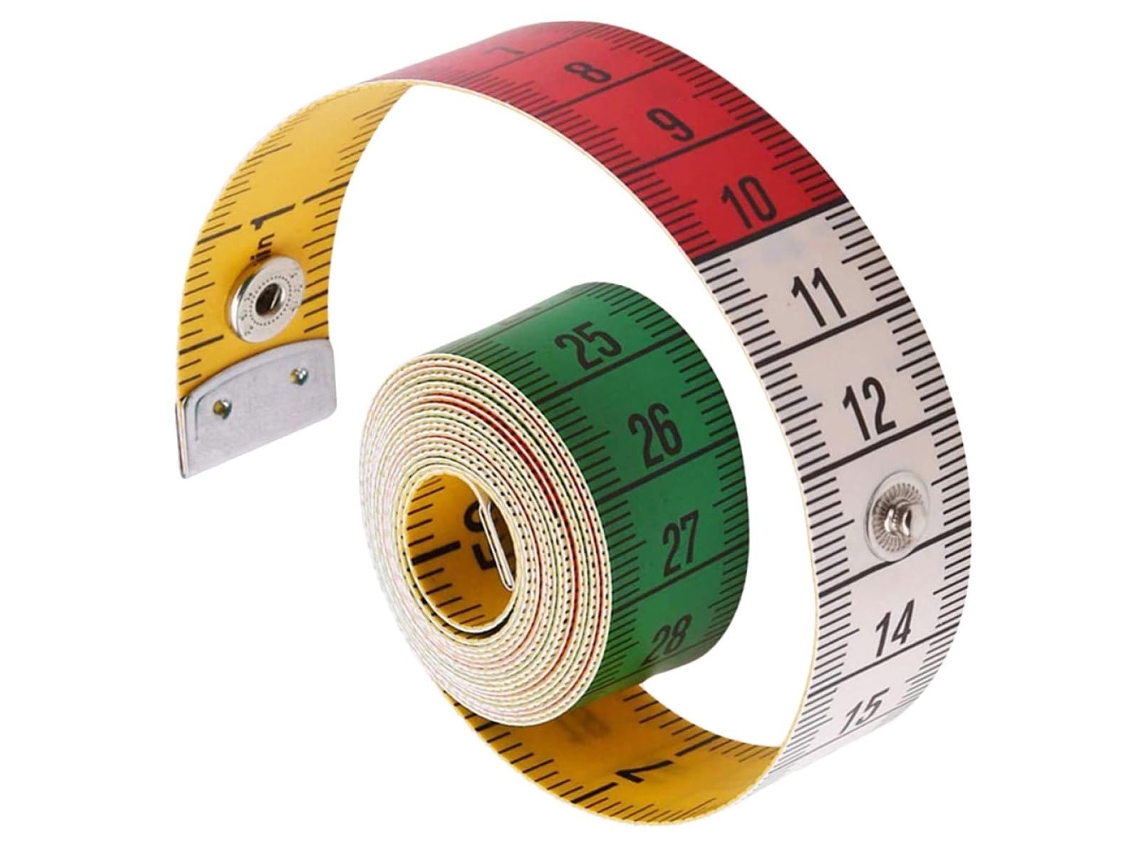 Lurelia Fita Métrica Flexível Dupla Face Ajustável Abs Para Costura E Artesanato