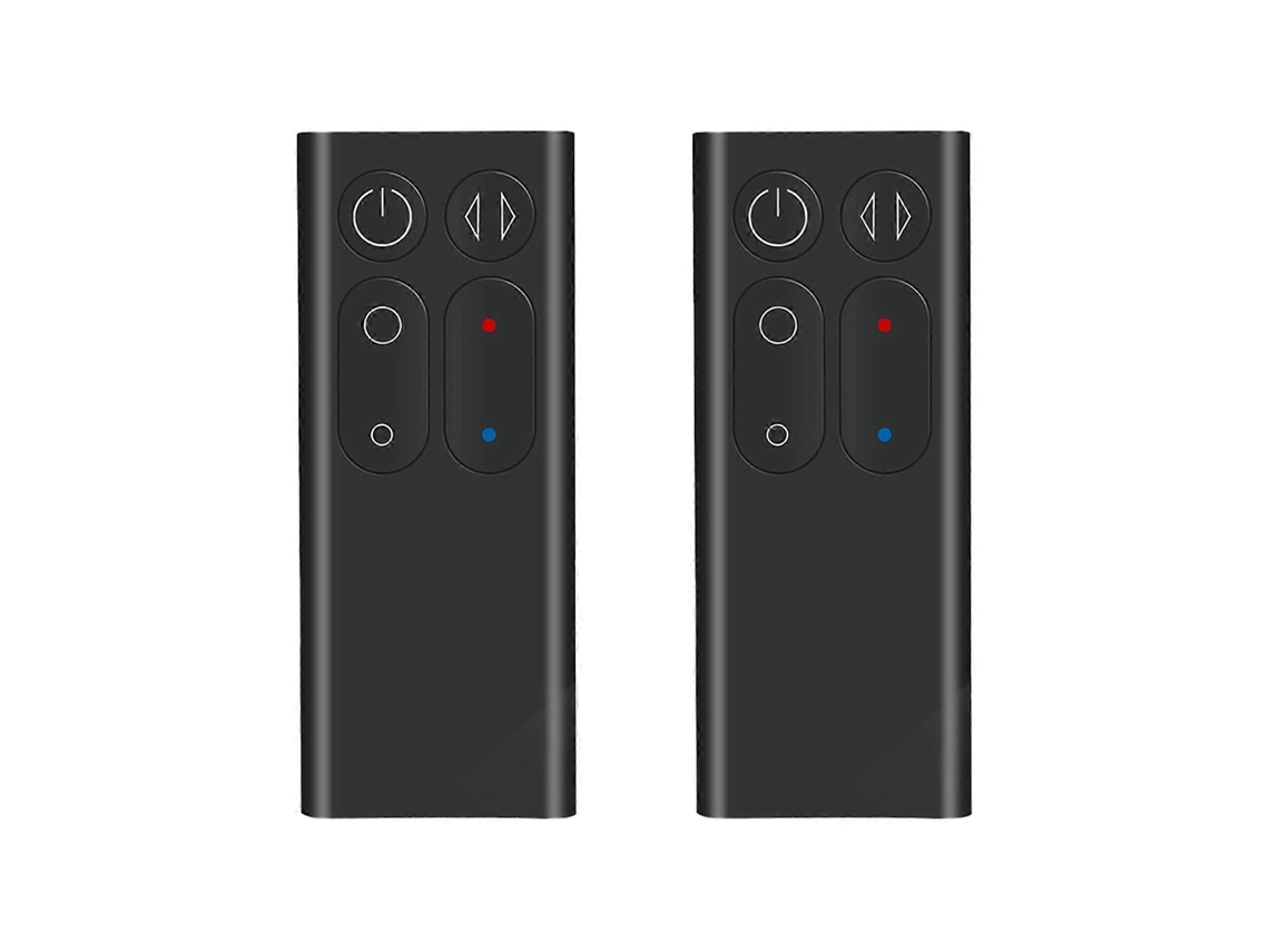 2 Controles Remotos De Substituição Compatíveis Com O Purificador De Ar Am04 E Am05, Incluindo O Ventilador Sem Pás. Cor: Preto._glo
