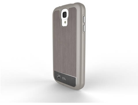 Capa Samsung Galaxy S4 CASE-MATE Brushed Aluminum Cinza