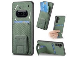 Capa Dobrável Para Celular Com Suporte, Feita De Fibra De Carbono, Para O Modelo Nothing Phone 3a.