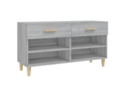 Sapateira MAISON EXCLUSIVE Madeira Derivados Sonoma Cinza 102x35x55 cm