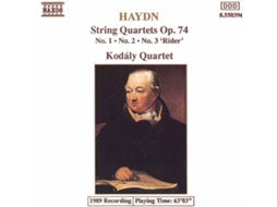 CD Haydn, Kodály Quartet - String Quartets Op. 74 (No. 1,No. 2,No. 3 'Rider')