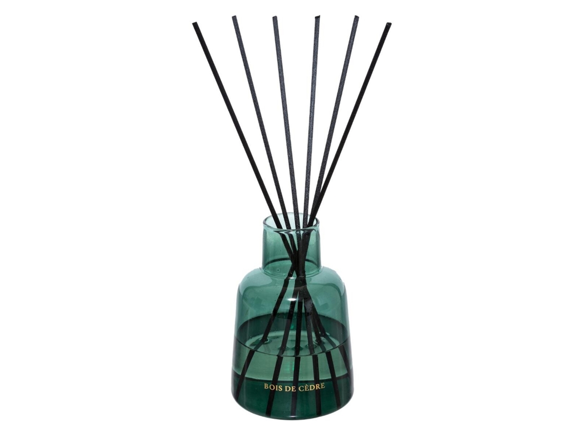 Difusor de Vidro com Base de Madeira de Cedro Bili 250 Ml
