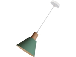 Luminária De Teto Pendente Moderna, Ajustável, Cor Verde, Para Sala De Jantar, Sala De Estar E Quart Gokoco