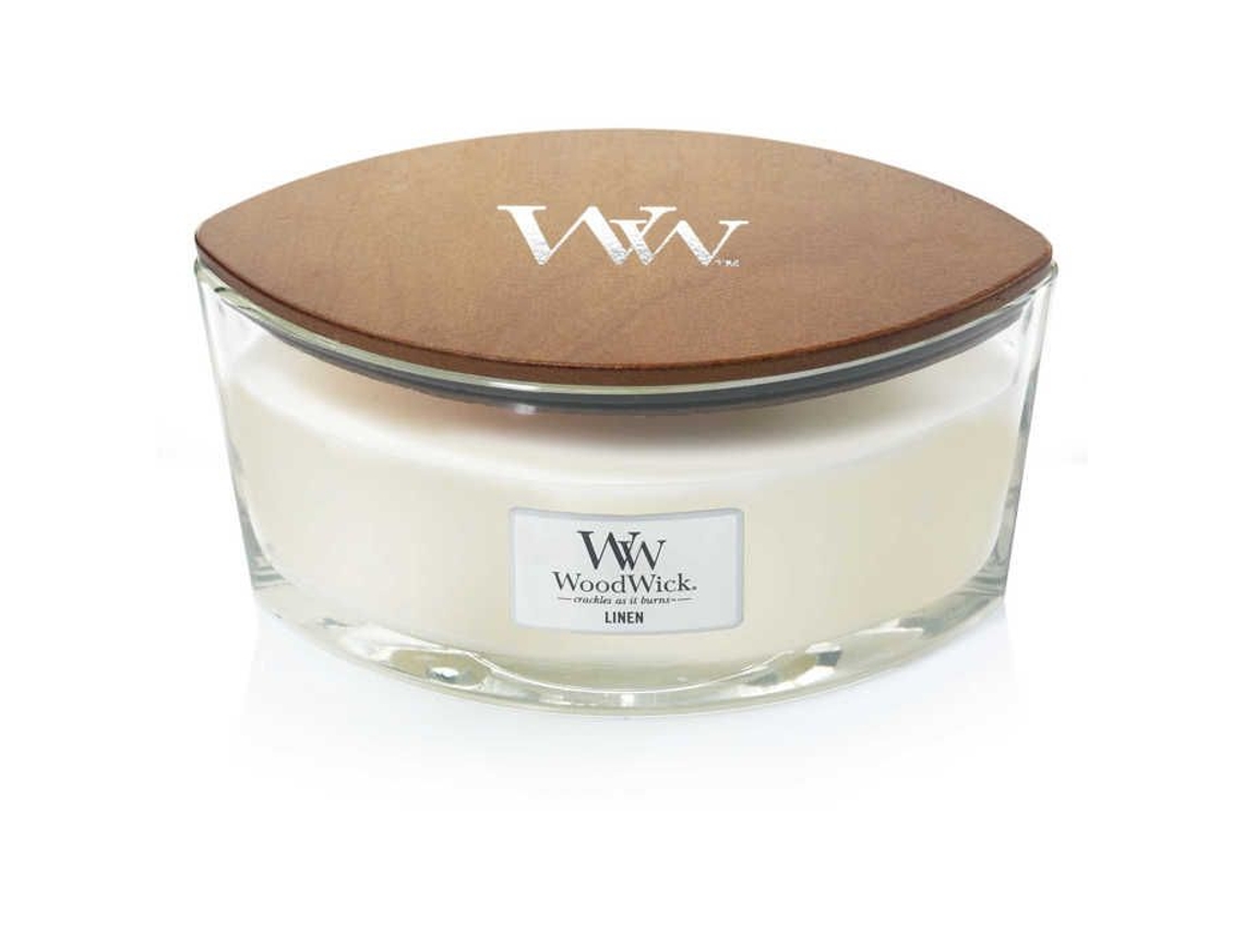 Bougie Ellipse Perfumed Roupa Limpa - Woodwick