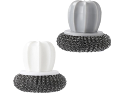 Iplusmile 2-escovas De Arame Para Limpeza Panelas E Frigideiras, Duráveis E Eficazes Para A Cozinha, Design Em Formato