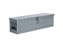 Caixa De Arrumação Vidaxl Prateado Alumínio (80,5x22x22 Cm)