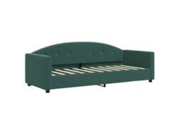 Day Bed, Day Beds Vidaxl Verde Veludo (80 X 200 Cm)