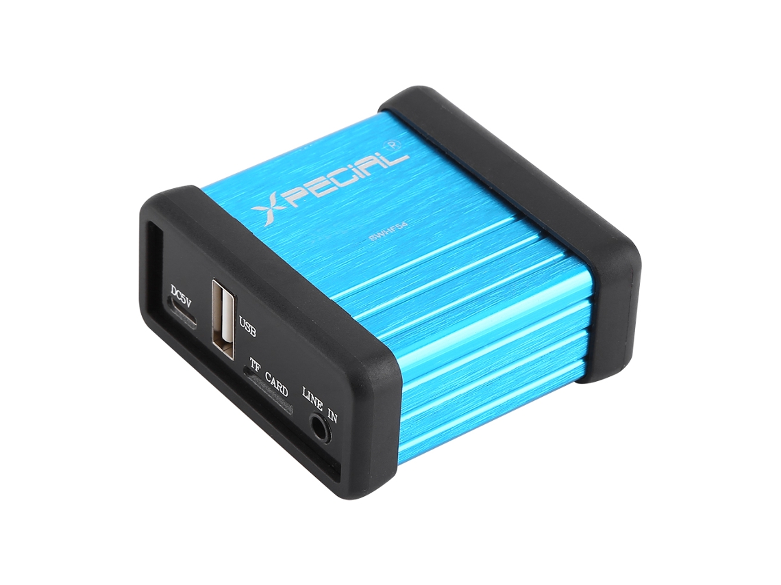 Receptor Bluetooth Laxiscreed Caixa sem Fios com amplificador e controle remoto para áudio potente.