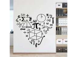 Adesivos Murais Sobre O Tema Da Matemática, Motivos Artísticos Para A Sala De Crianças, Decoração Para A Sala De Jogos