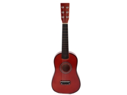 Lurelia Guitarra Infantil Com 23 Polegadas, Madeira E Café, Educativo