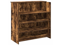 Reception Desk, Reception Desks Vidaxl Marrom Madeira Processada (100 X 50 X 103.5 Cm)
