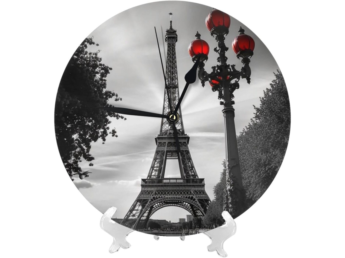 Relógio De Parede Torre Eiffel De Londres, 25cm 10 Polegadas, Silencioso, Moderno, Analógico, A Bateria, Estilo Casa De
