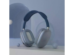 Fone de Ouvido Sem Fio Bluetooth 5.1 TAISHENGDA com Subwoofer, Entrada Aux e Cartão Tf (Azul)