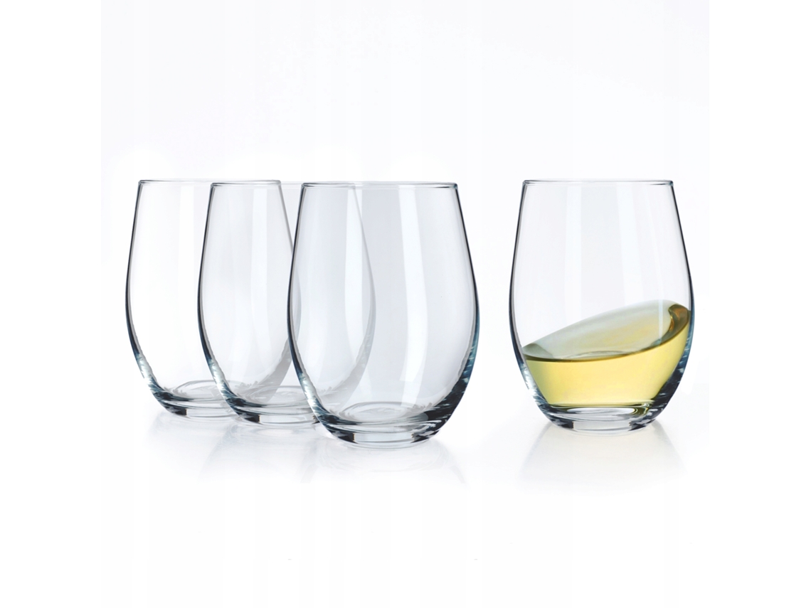Conjunto de 4 flocos de vinho Kadax 580ml
