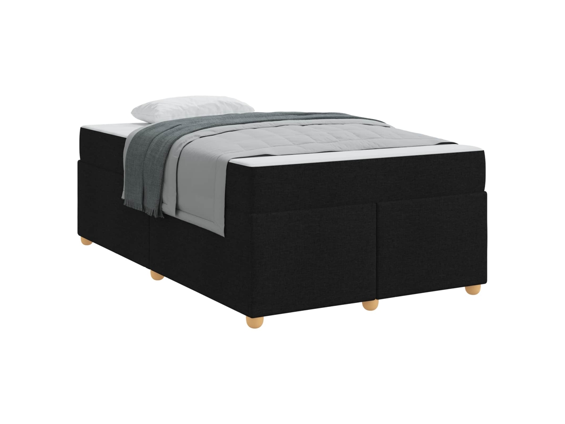 Estrutura da Cama com Colchão Preto Tecido MAISON EXCLUSIVE 120x190 cm