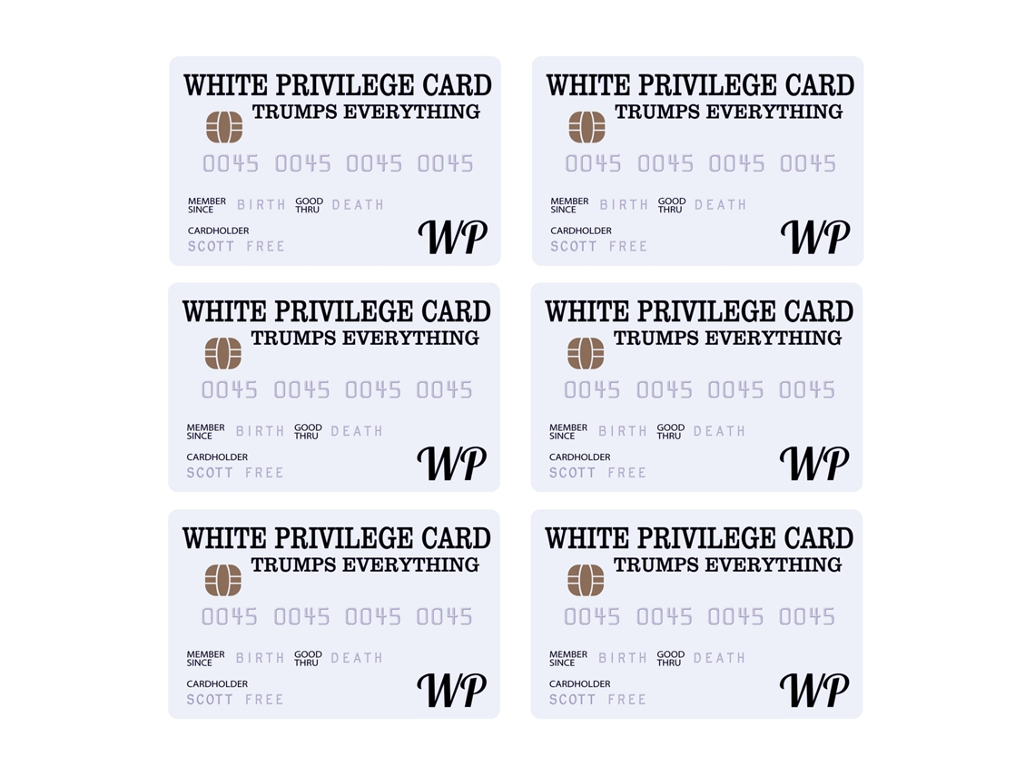 Cartão de privilégio em PVC Yunyi White com símbolo de identidade LAXISCREED