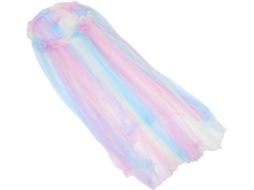 Mosquiteiro Popetpop Para Camas De Meninas Com Design Guarda Chuva Duplo Redondo, Proteção Contra Insetos Para Berços E