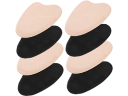 Conjunto De 4 Pares Protetores Metatarsais Femininos Para A Parte Frontal Do Pé E Língua Calçado, Com Amortecimento E