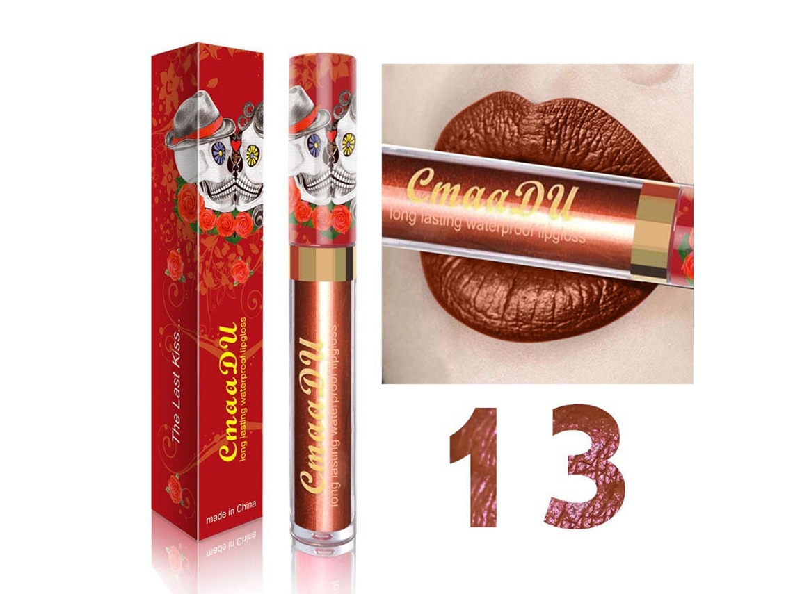 Bálsamo Labial Cremoso De Perla Mate De Longa Duração Hidratante Brilho Labial Maquiagem Cosmético (13)
